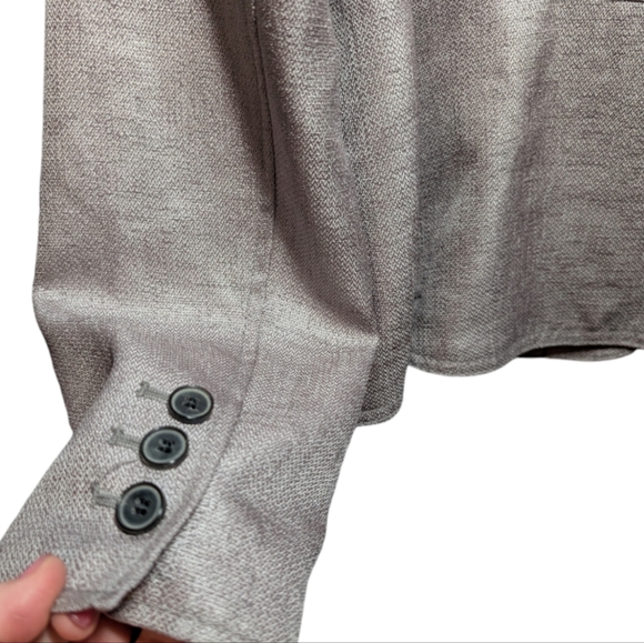 The Limited Women's Metallic Silver Blazer L ✨💼 - Picture 6 of 12